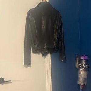 Black Leather Women's Jacket